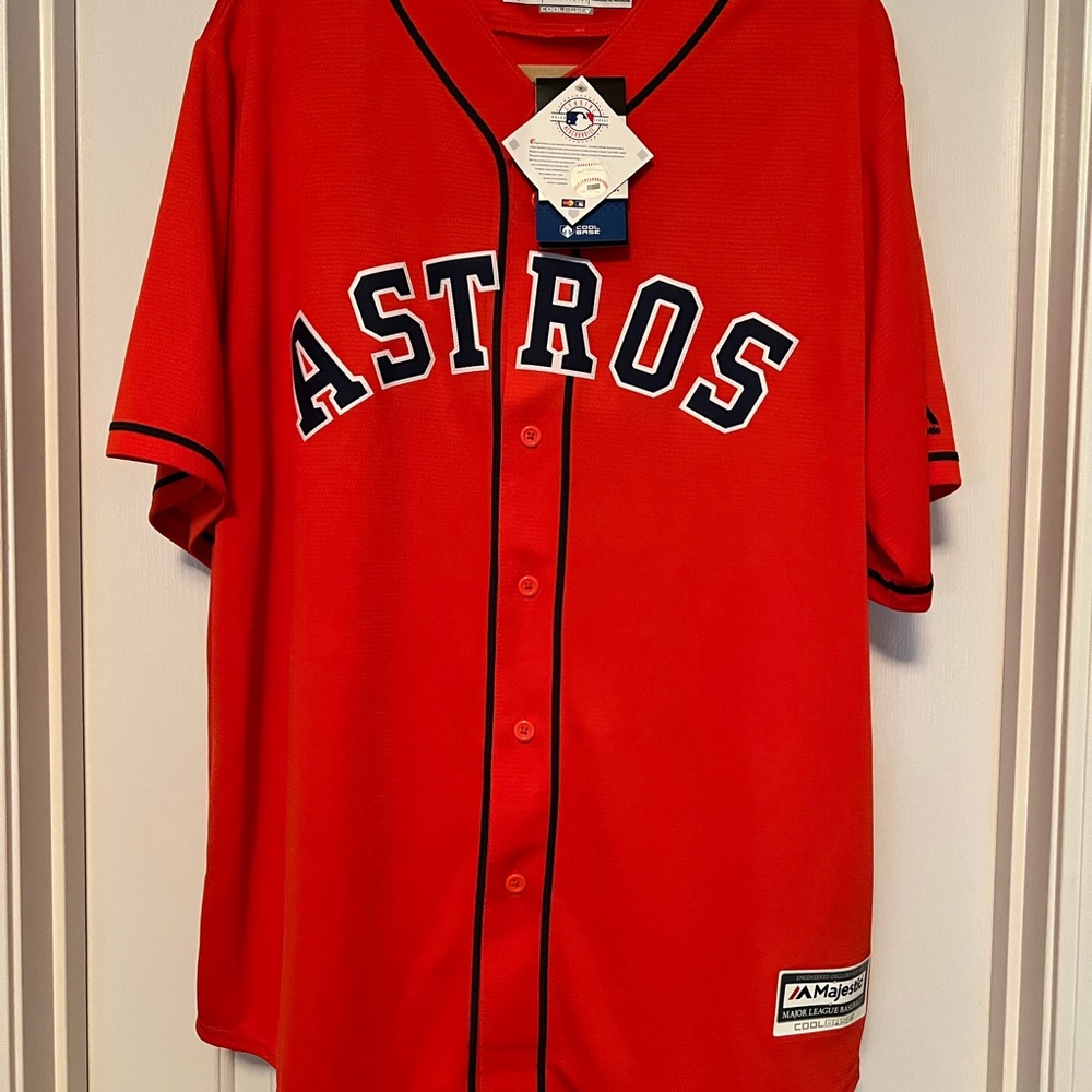 NWT Astros Verlander Jersey Orange Size XL Men’s/Unisex
